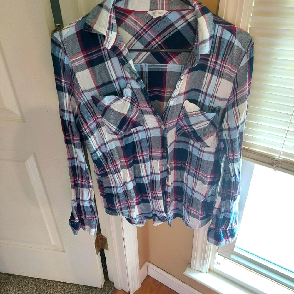 AEROPOSTAL LONG SLEEVE FLANNEL SHIRT